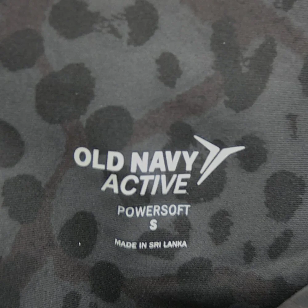 NWT Old Navy S Powersoft Leopard Leggings Extra High Rise Athleisure Gymcore - Picture 6 of 11